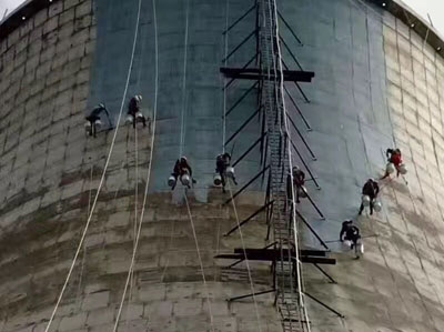 常見的煙囪防腐工藝