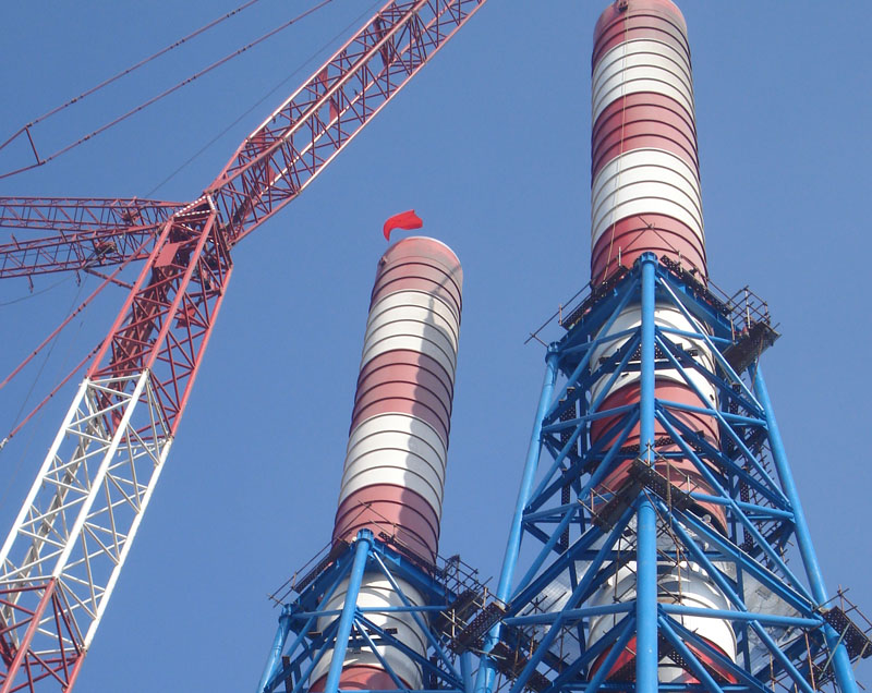 煙囪防腐施工的時候如何保證施工安全？