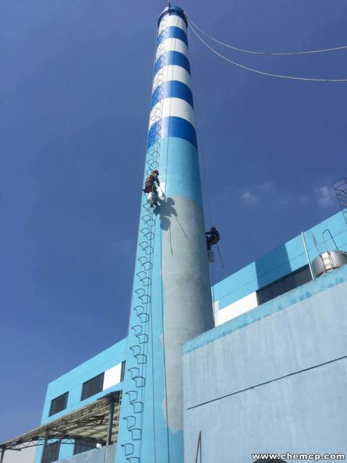 煙囪防腐施工時遇到問題怎么解決的？