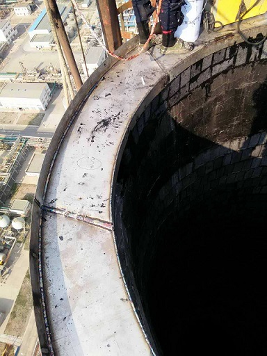 煙囪防腐施工時對溫度有哪些注意的地方